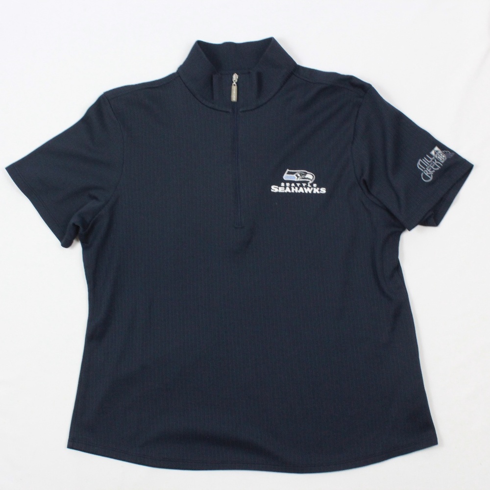CB DRYTEC Pullover 1/2 Zip Ribbed Womens 1X